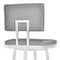 Armen Living Balboa 26" Counter Height Swivel Vintage Gray and Brushed Stainless Steel Bar Stool LCBBBABSVG26 - alternate 4